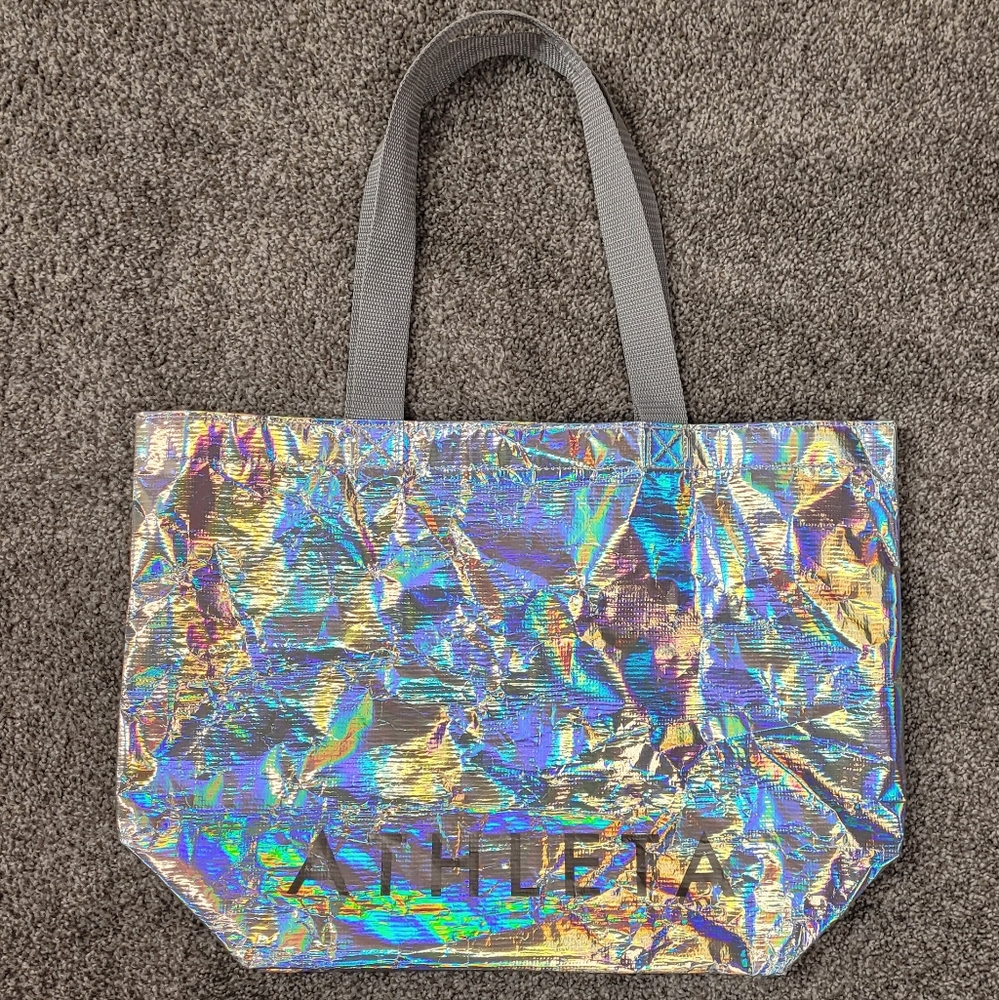 Athleta Holographic Beach Bag